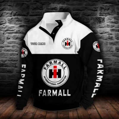 Alternative view of Farmall Stehkragen-Sweatshirt