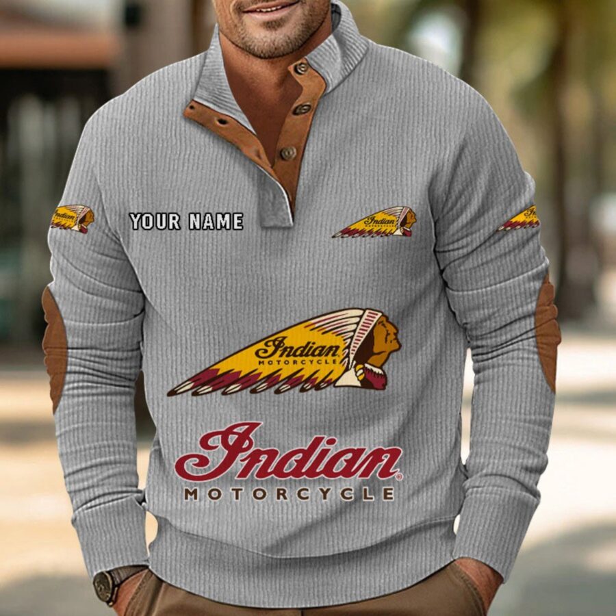 Indian Motorcycle Strickpullover – Bild 6