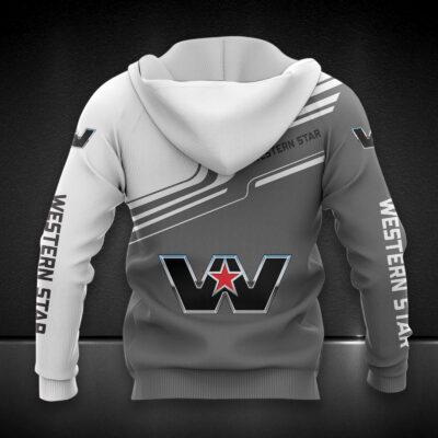 Alternative view of Western Star Zip Hoodie