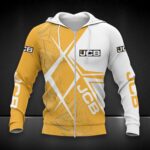 JCB Agricultural Tractors Zip Hoodie