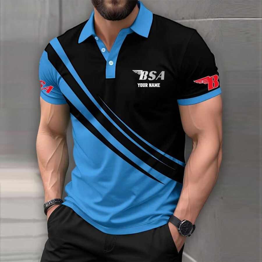 BSA Motorcycles Poloshirt – Bild 5