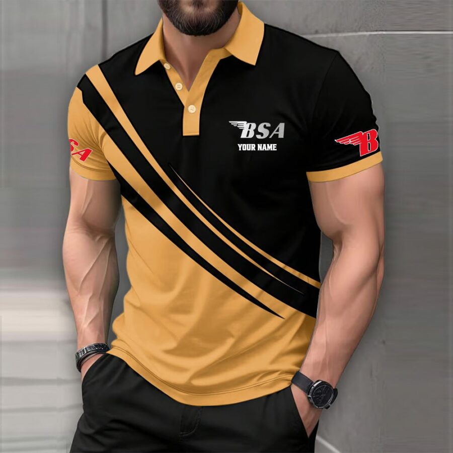 BSA Motorcycles Poloshirt – Bild 6