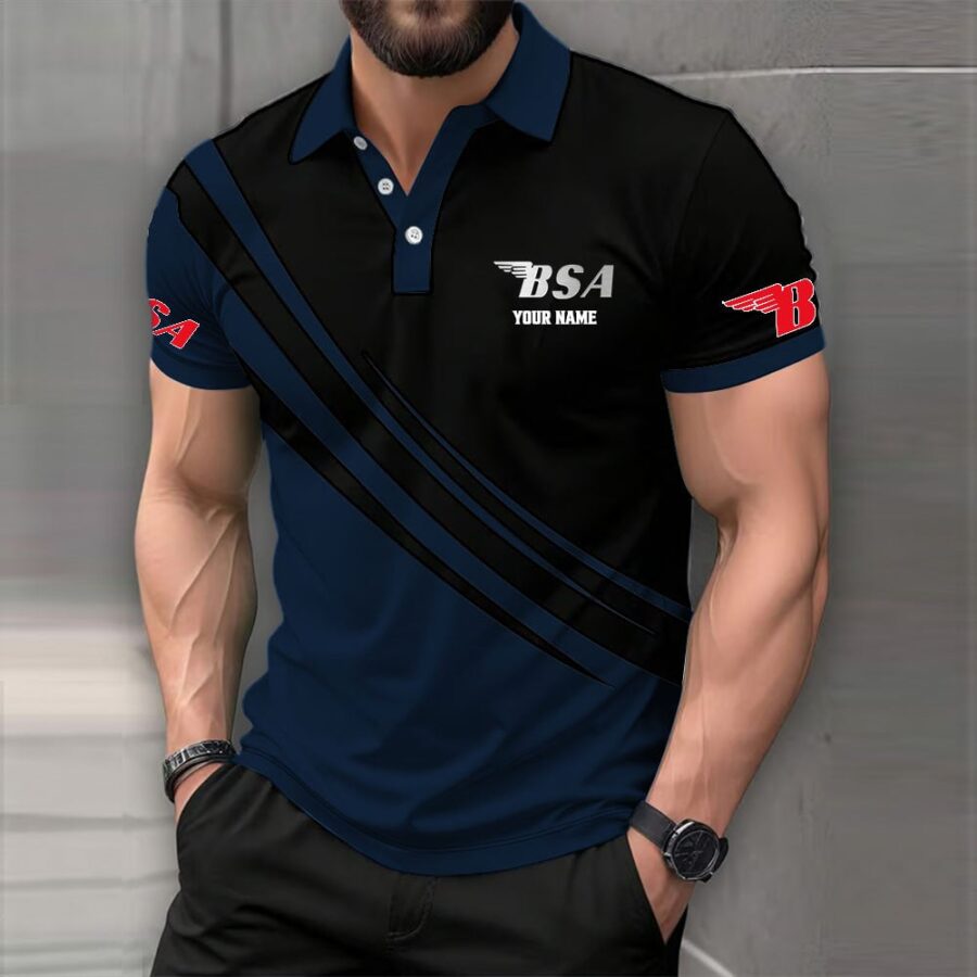 BSA Motorcycles Poloshirt – Bild 8