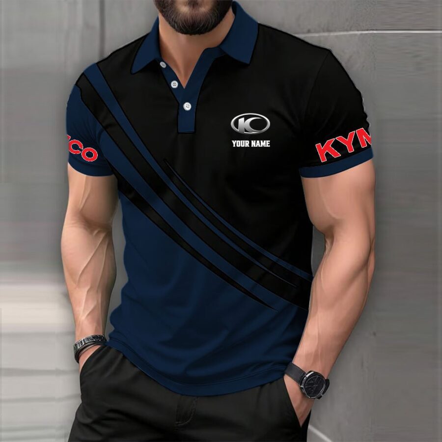 Kymco Motorcycles Poloshirt – Bild 8