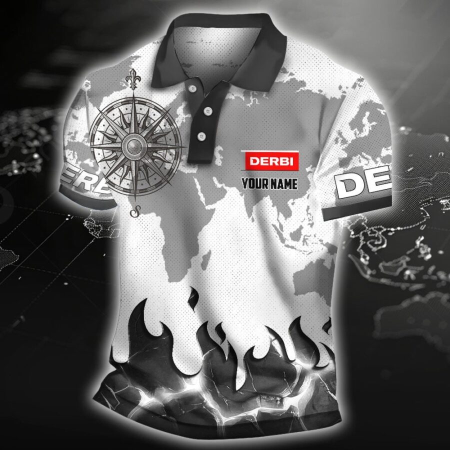 Derbi Motorcycles Poloshirt – Bild 3
