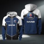 Saab Automobile Zip Hoodie