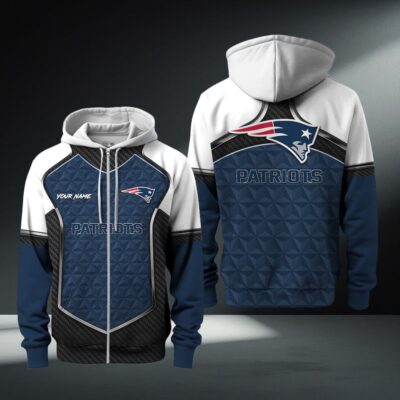 New England Patriots Zip Hoodie
