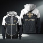 New Orleans Saints Zip Hoodie