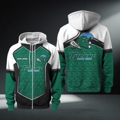 Tulane Green Wave Zip Hoodie