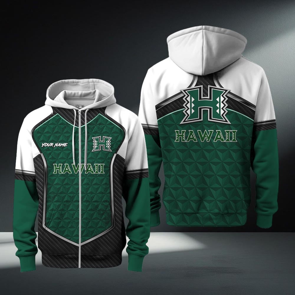 Hawaii Rainbow Warriors Zip Hoodie
