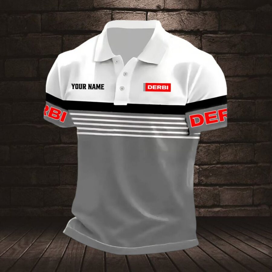 Derbi Motorcycles Poloshirt – Bild 3
