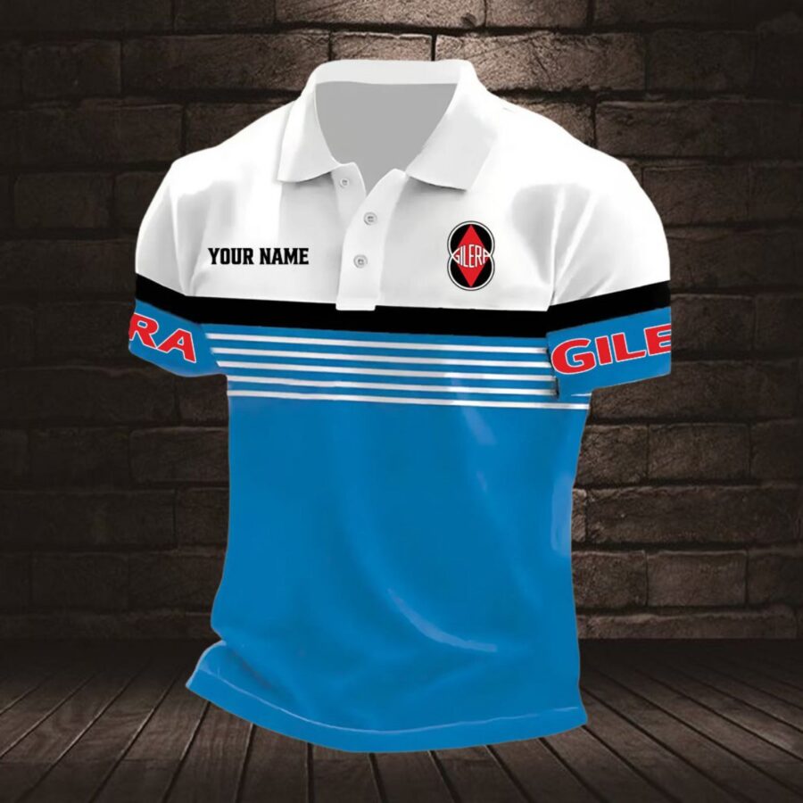 Gilera Motorcycles Poloshirt – Bild 7
