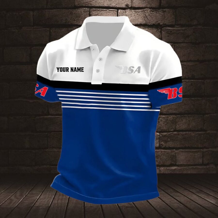 BSA Motorcycles Poloshirt – Bild 5