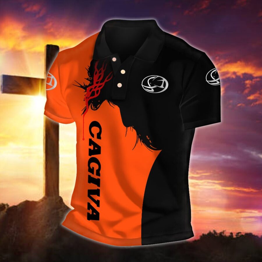 Cagiva Motorcycles Poloshirt – Bild 6
