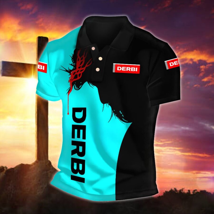 Derbi Motorcycles Poloshirt – Bild 6