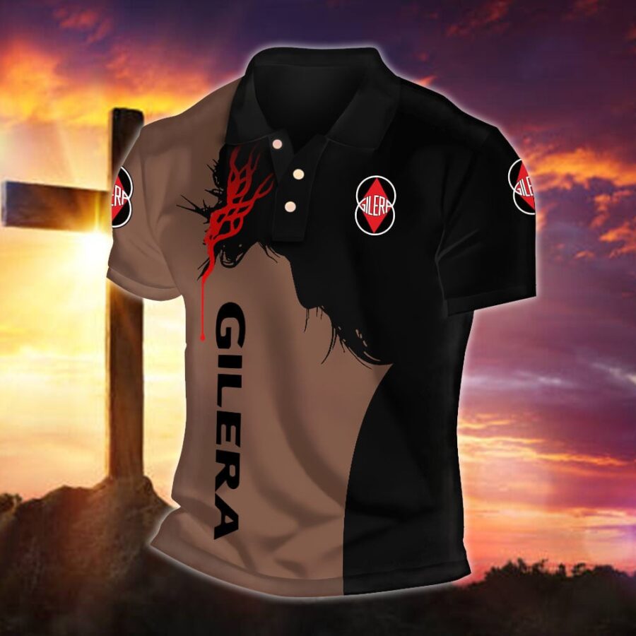 Gilera Motorcycles Poloshirt – Bild 7