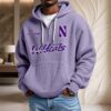 Northwestern Wildcats Waffelstrick-Hoodie