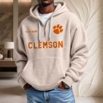 Clemson Tigers Waffelstrick-Hoodie