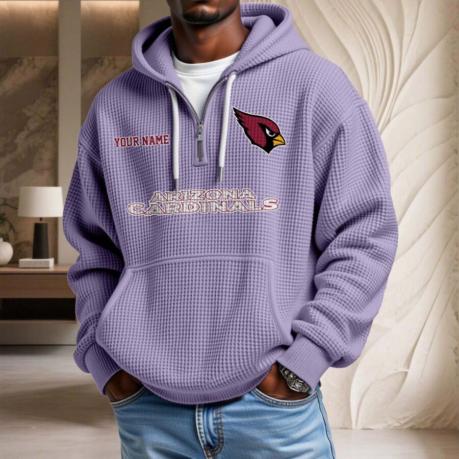Arizona Cardinals Waffelstrick-Hoodie – Bild 10