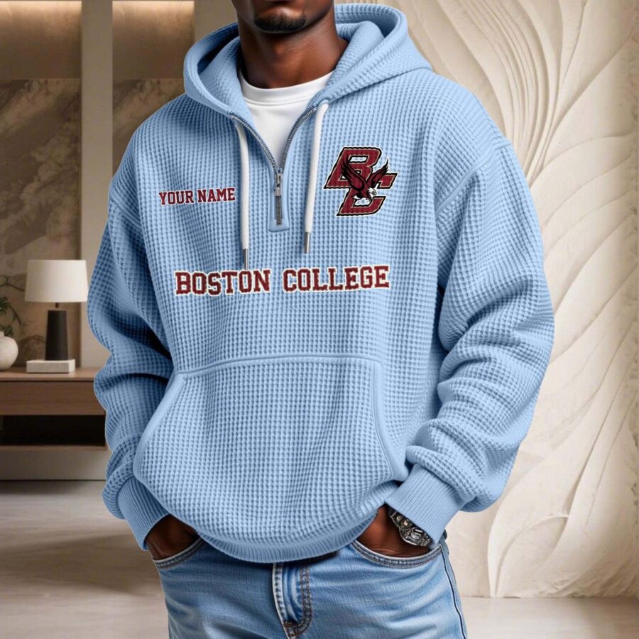 Boston College Eagles Waffelstrick-Hoodie – Bild 7