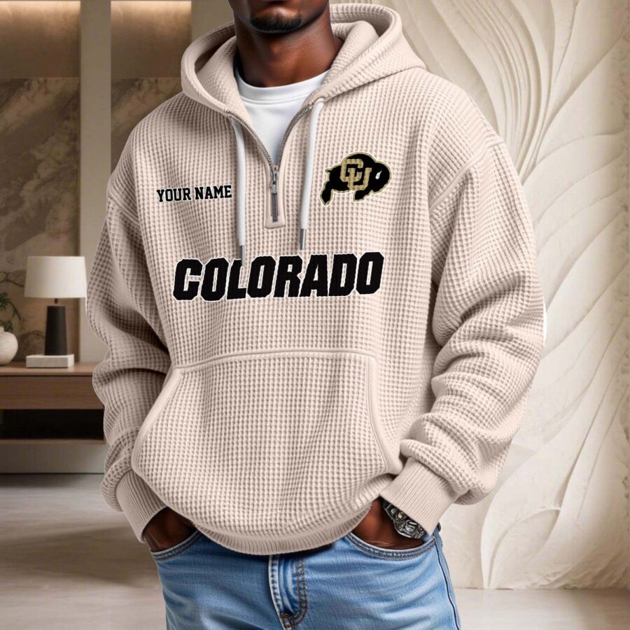 Colorado Buffaloes Waffelstrick-Hoodie – Bild 5