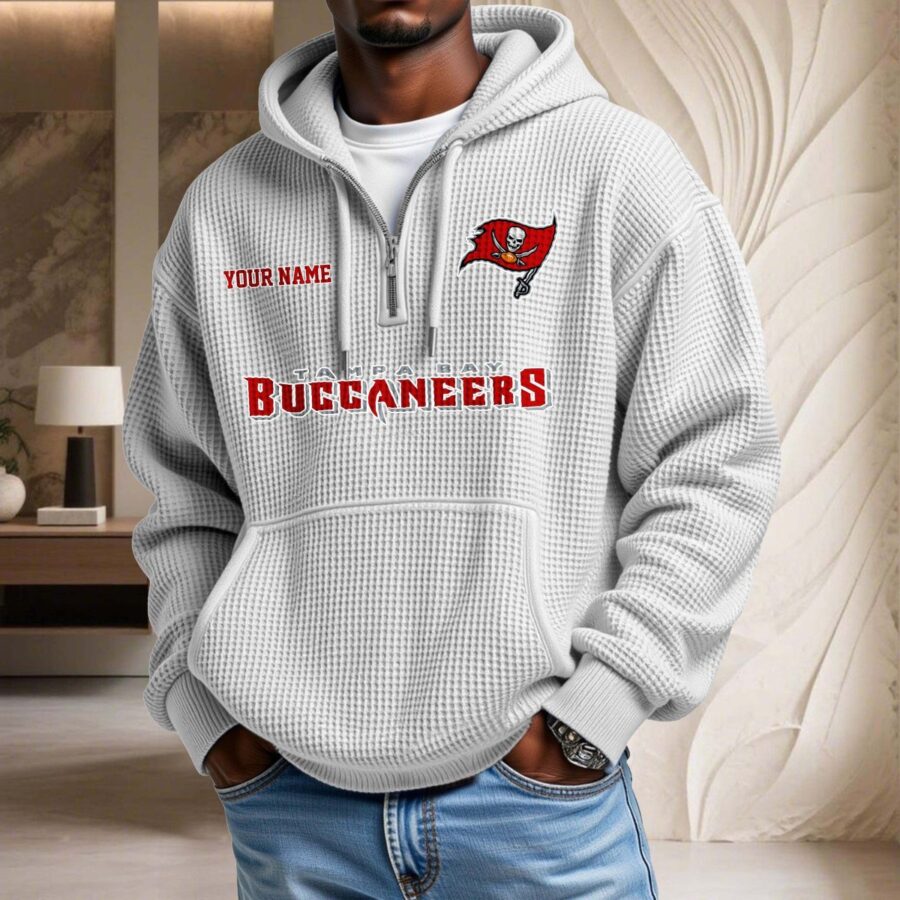 Tampa Bay Buccaneers Waffelstrick-Hoodie – Bild 2