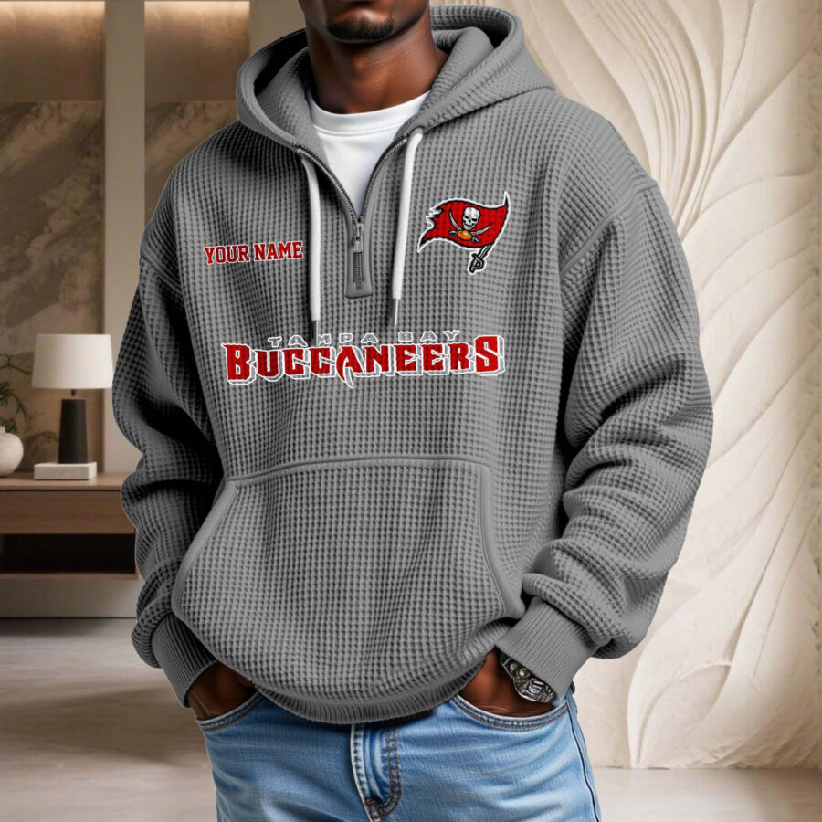 Tampa Bay Buccaneers Waffelstrick-Hoodie – Bild 6