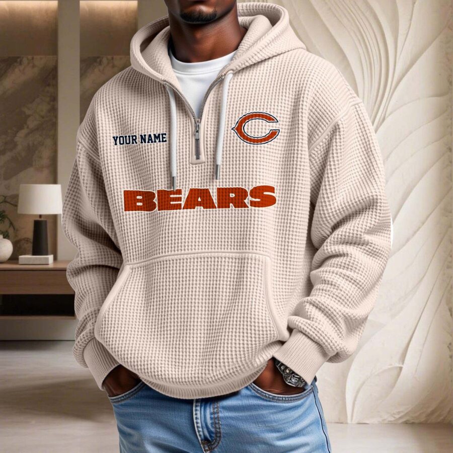 Chicago Bears Waffelstrick-Hoodie – Bild 5