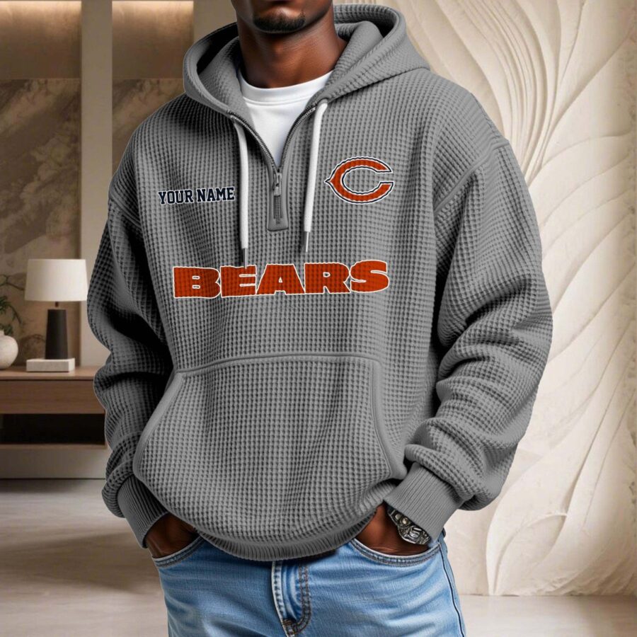 Chicago Bears Waffelstrick-Hoodie – Bild 6