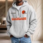 Cleveland Browns Waffelstrick-Hoodie