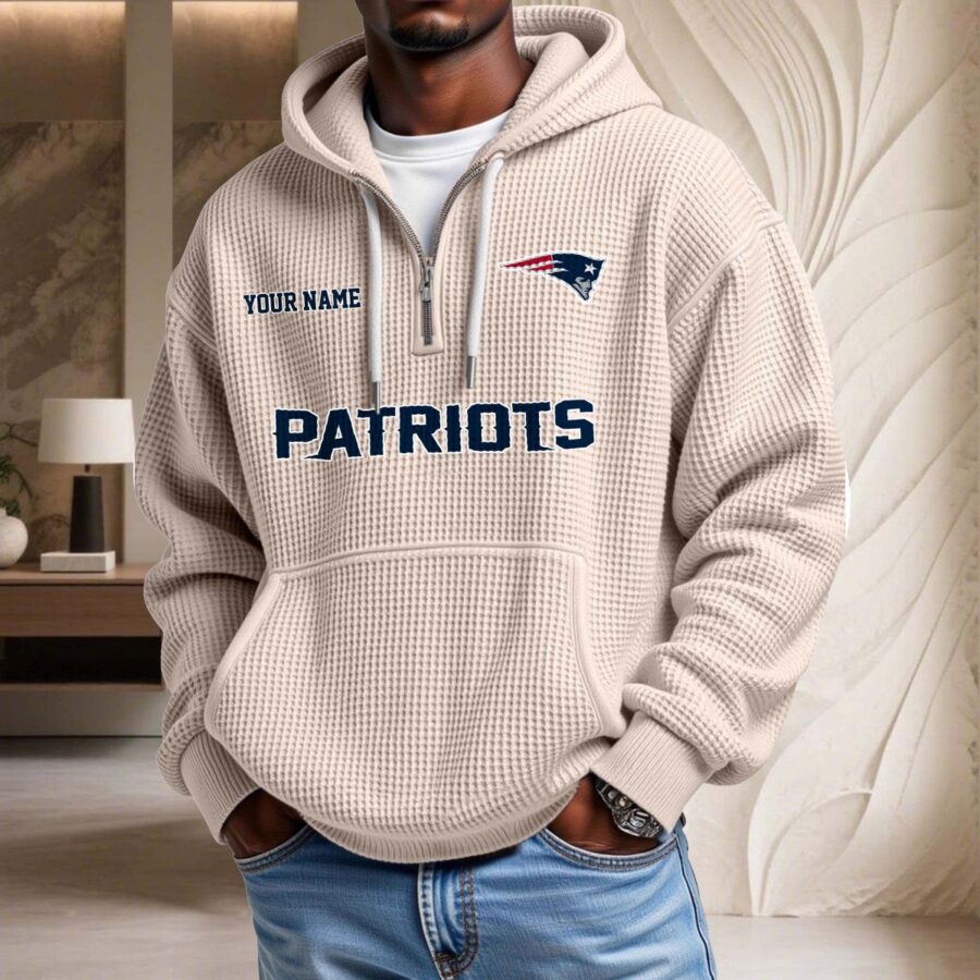 New England Patriots Waffelstrick-Hoodie – Bild 5