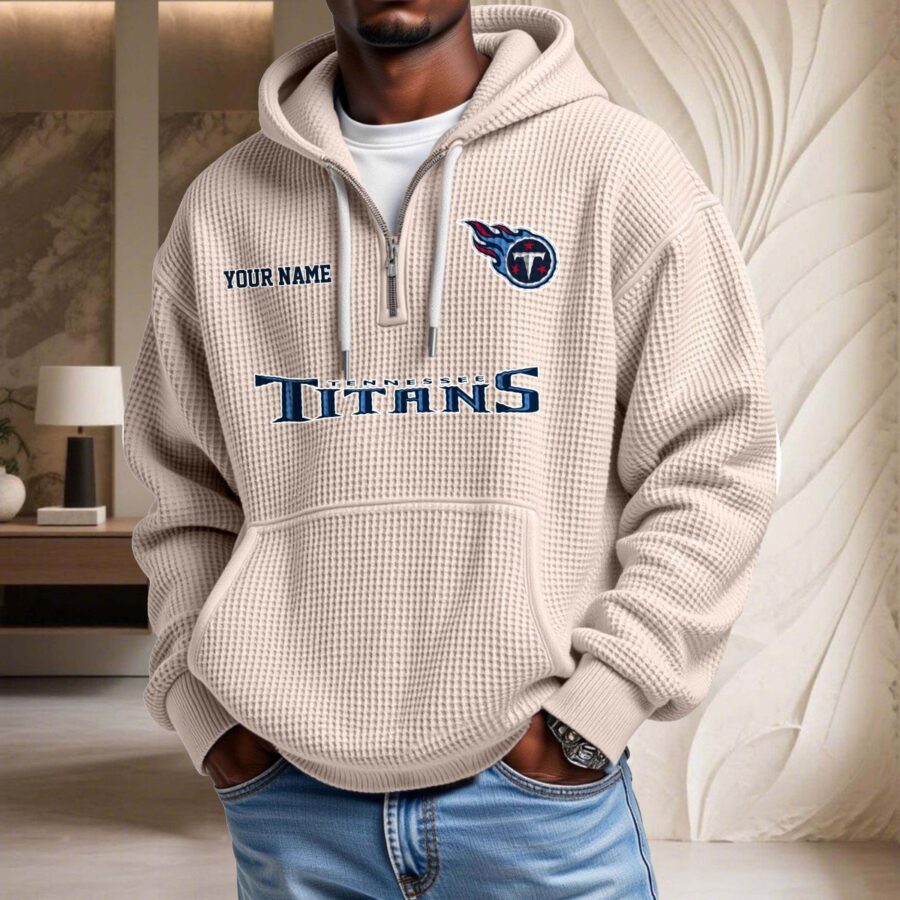 Tennessee Titans Waffelstrick-Hoodie – Bild 5