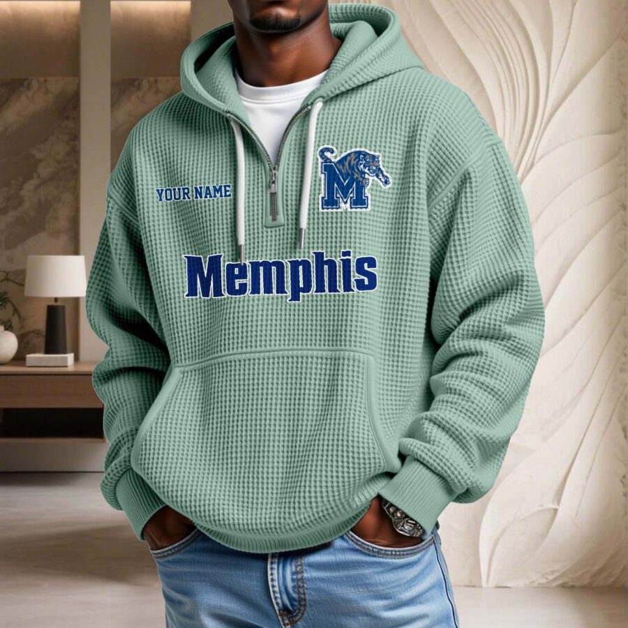 Memphis Tigers Waffelstrick-Hoodie – Bild 8