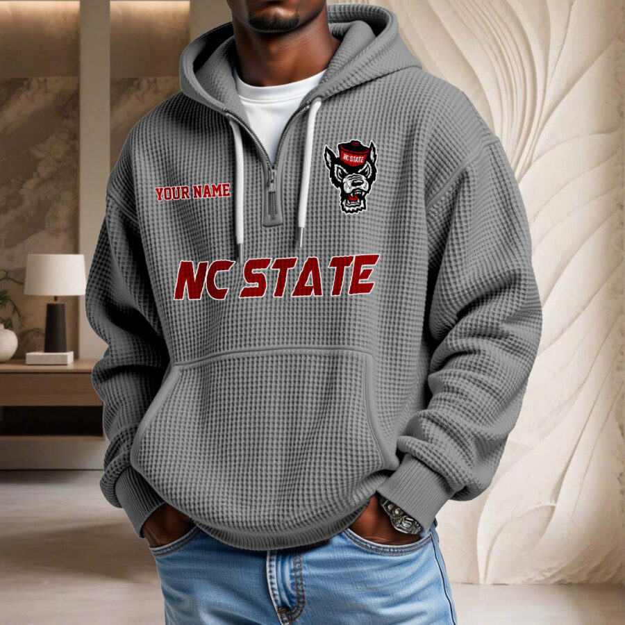 North Carolina State Wolfpack Waffelstrick-Hoodie – Bild 6