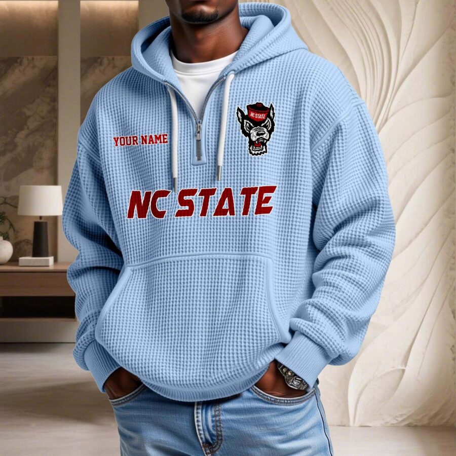 North Carolina State Wolfpack Waffelstrick-Hoodie – Bild 7