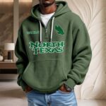 North Texas Mean Green Waffelstrick-Hoodie