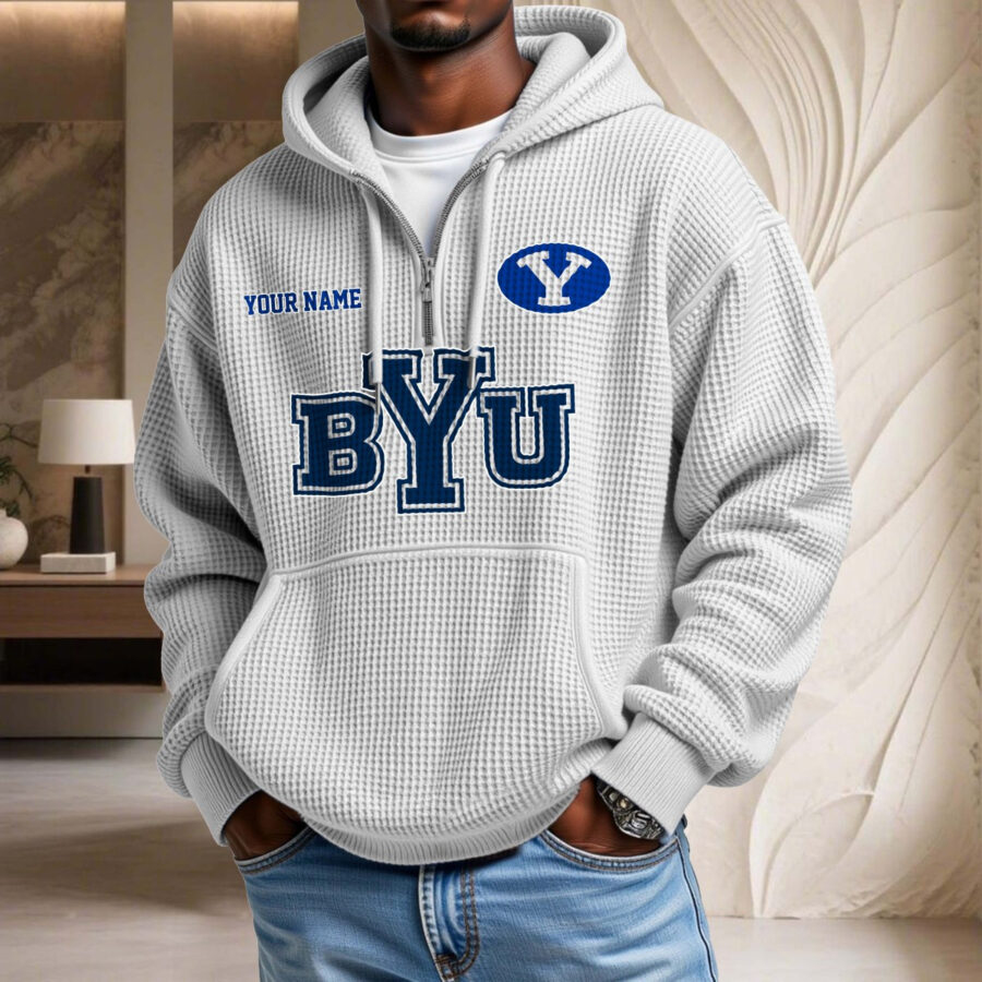 BYU Cougars Waffelstrick-Hoodie – Bild 3