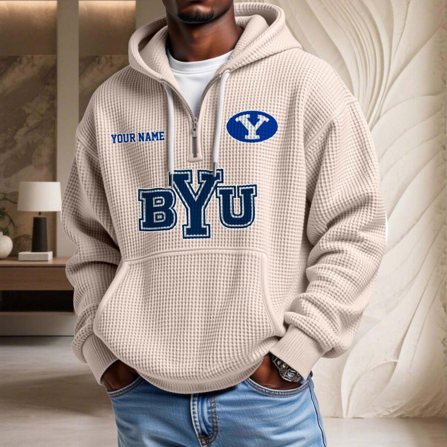 BYU Cougars Waffelstrick-Hoodie – Bild 5