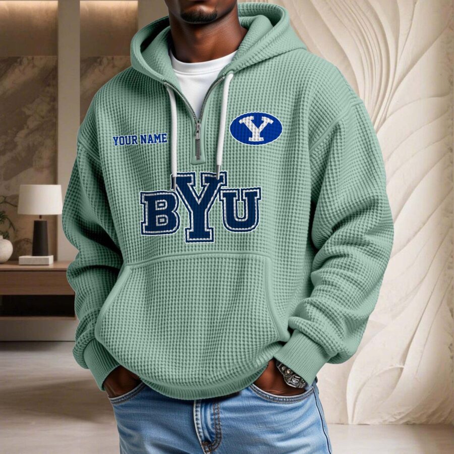 BYU Cougars Waffelstrick-Hoodie – Bild 8