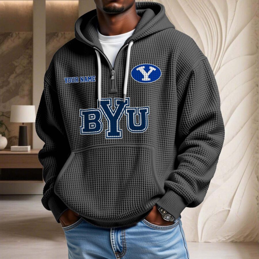 BYU Cougars Waffelstrick-Hoodie – Bild 2