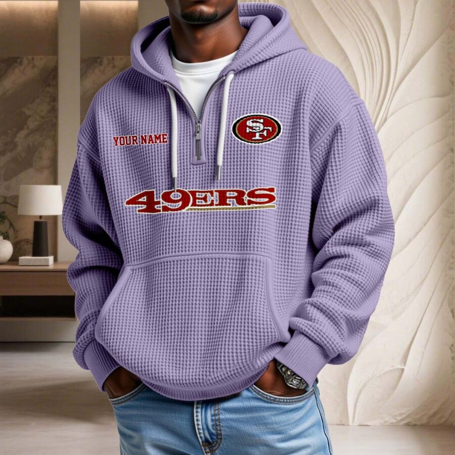 San Francisco 49ers Waffelstrick-Hoodie – Bild 10