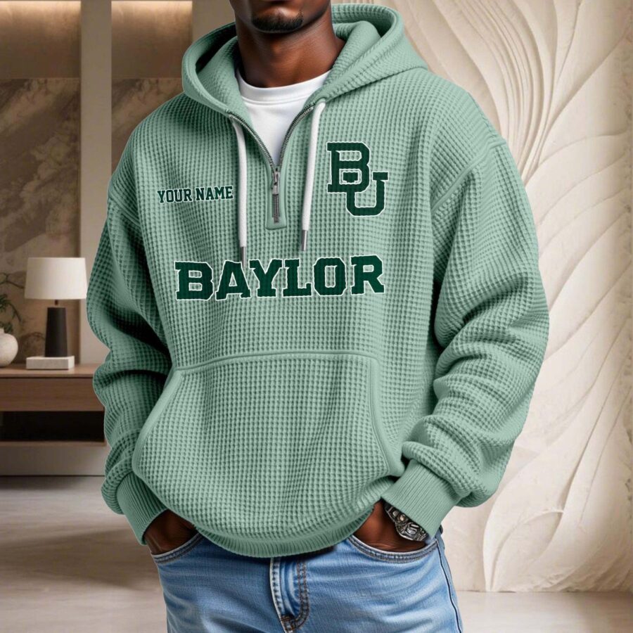 Baylor Bears Waffelstrick-Hoodie – Bild 9