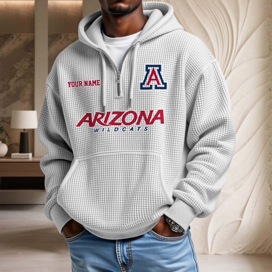 Arizona Wildcats Waffelstrick-Hoodie – Bild 3