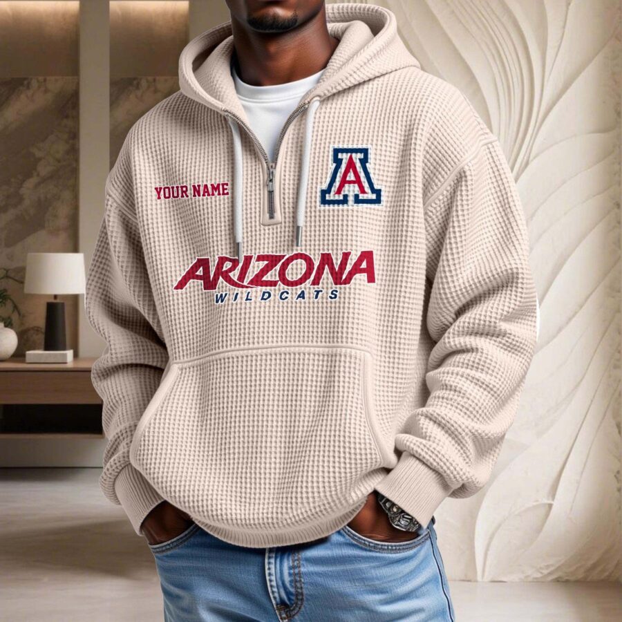 Arizona Wildcats Waffelstrick-Hoodie – Bild 5
