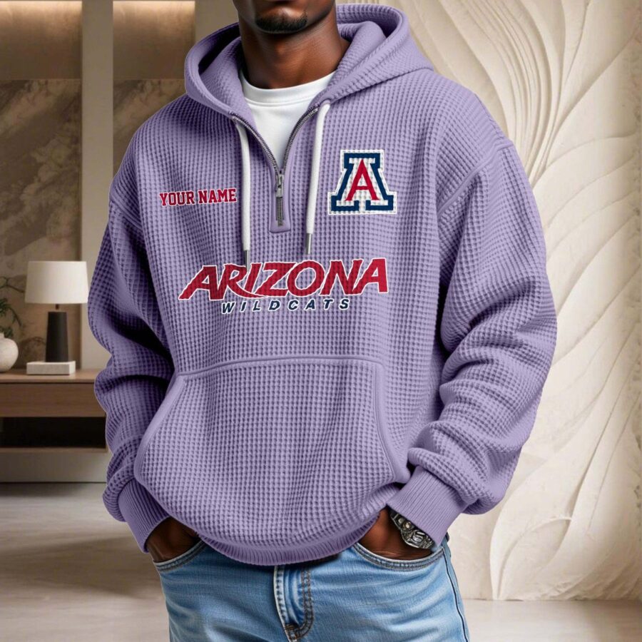 Arizona Wildcats Waffelstrick-Hoodie – Bild 10