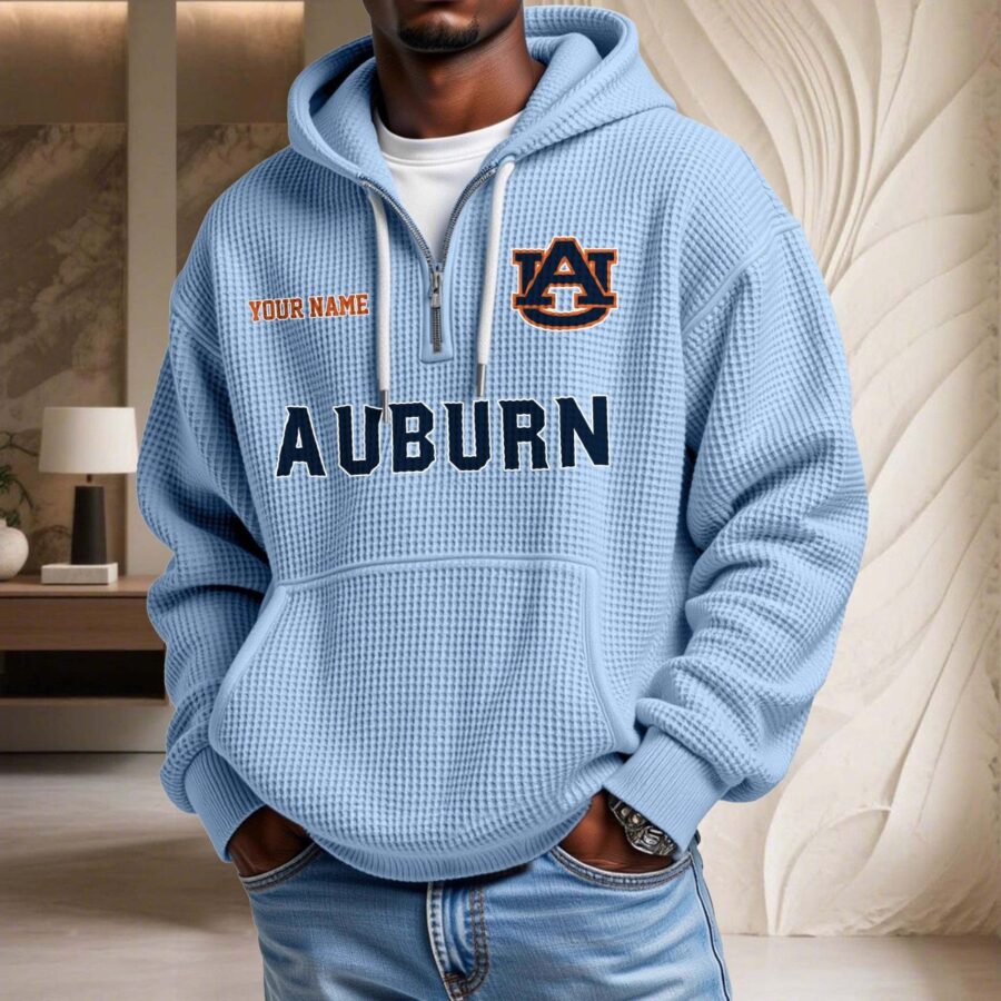 Auburn Tigers Waffelstrick-Hoodie – Bild 7
