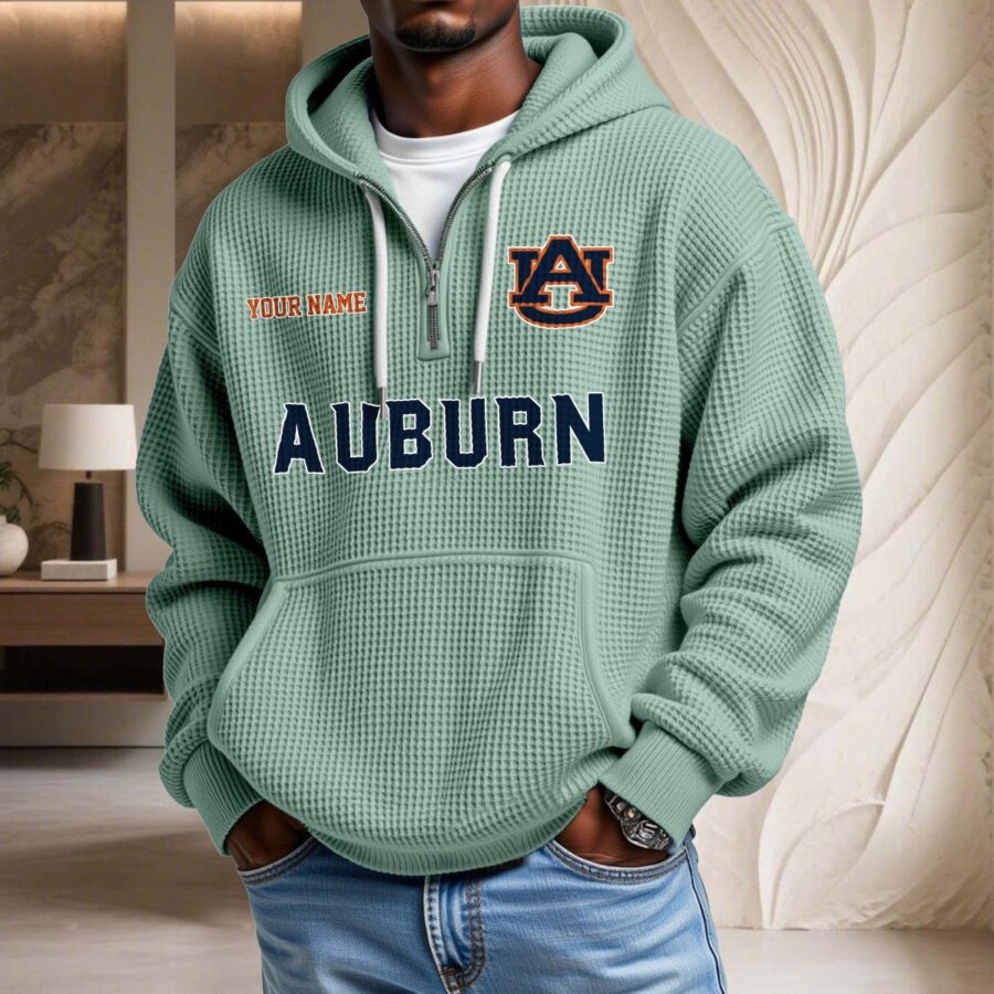 Auburn Tigers Waffelstrick-Hoodie – Bild 8