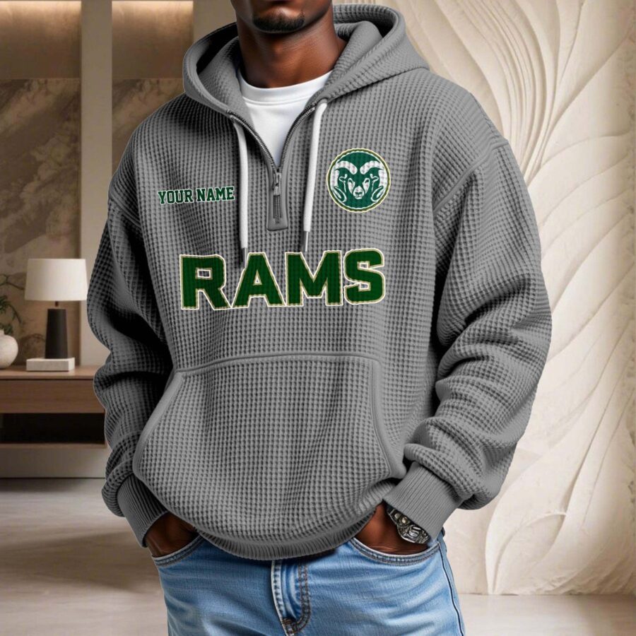 Colorado State Rams Waffelstrick-Hoodie – Bild 7