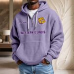 Western Illinois Leathernecks Waffelstrick-Hoodie