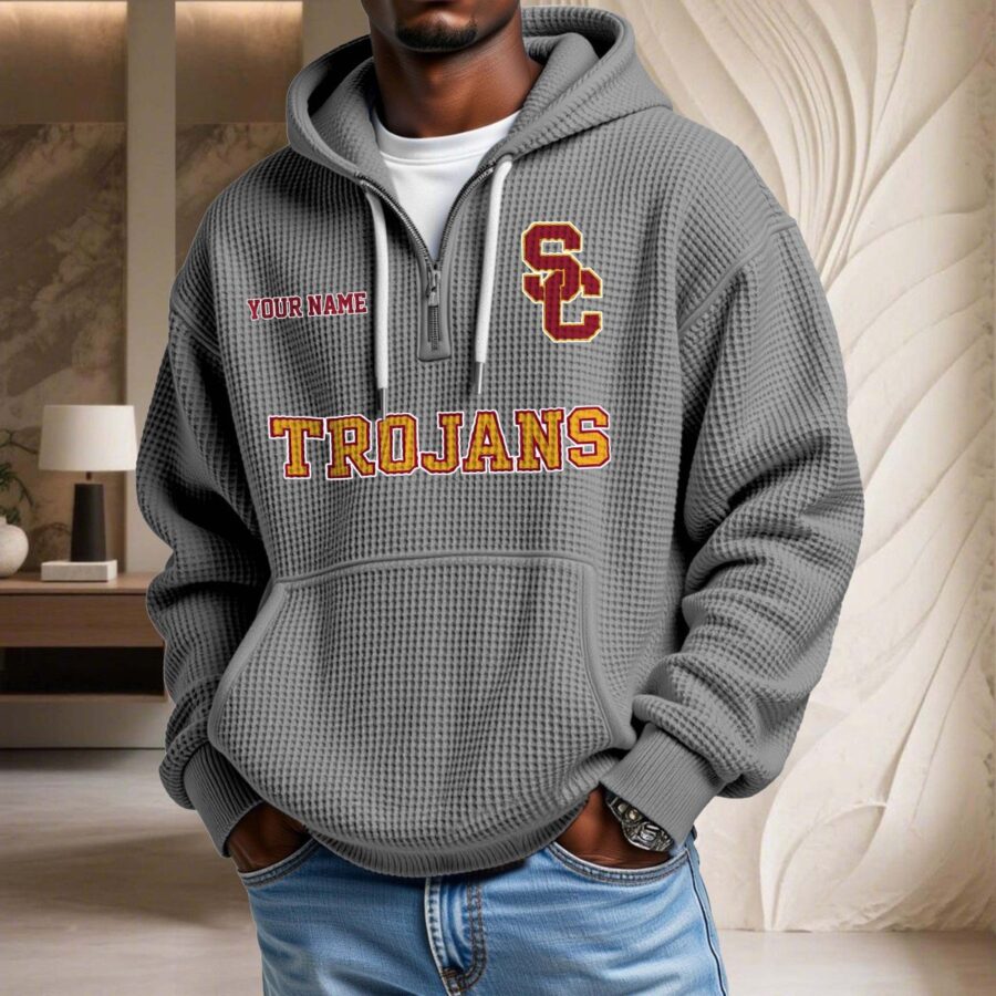 Usc Trojans Waffelstrick-Hoodie – Bild 6